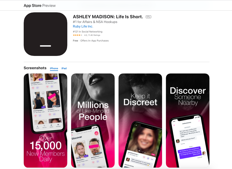 AshleyMadison app